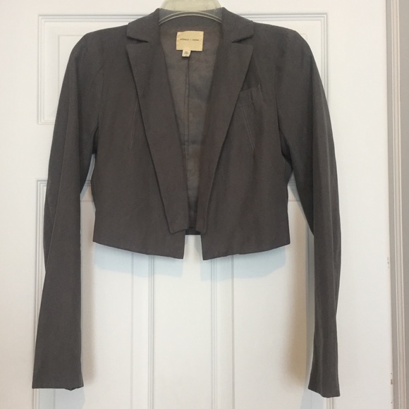 Urban Outfitters Jackets & Blazers - SOLD! Urban Outfitters gray cropped blazer, rarely used